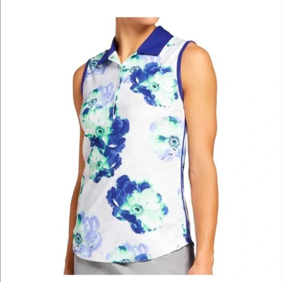 Lady Hagen Tops Lady Hagen Magnolia Hydrodri Sleeveless Golf Polo Xl Nwt Poshmark